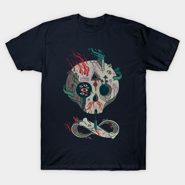 Skulls are Cool T-Shirt by againstbound